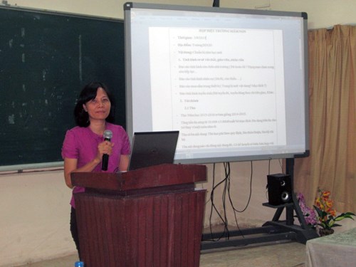 Rút kinh nghiệm công tác quản lý
ngành học mầm non
năm học 2014 – 2015